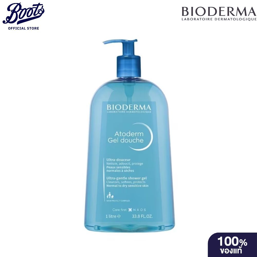 Bioderma Atoderm Gel Douche 1L ไบโอเดอร์มา ออโตเดิร์ม เจล ดูช 1,000 มล.