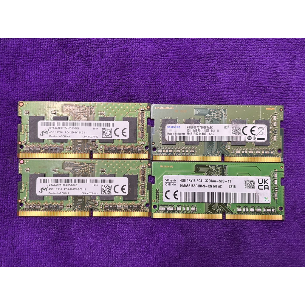 Ram Notebook DDR4 4gb 2400 2666 3200
