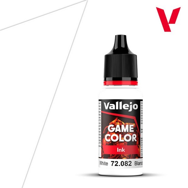 Vallejo Game Color Ink 72.082 White 18 ml 8429551720823 (สี)
