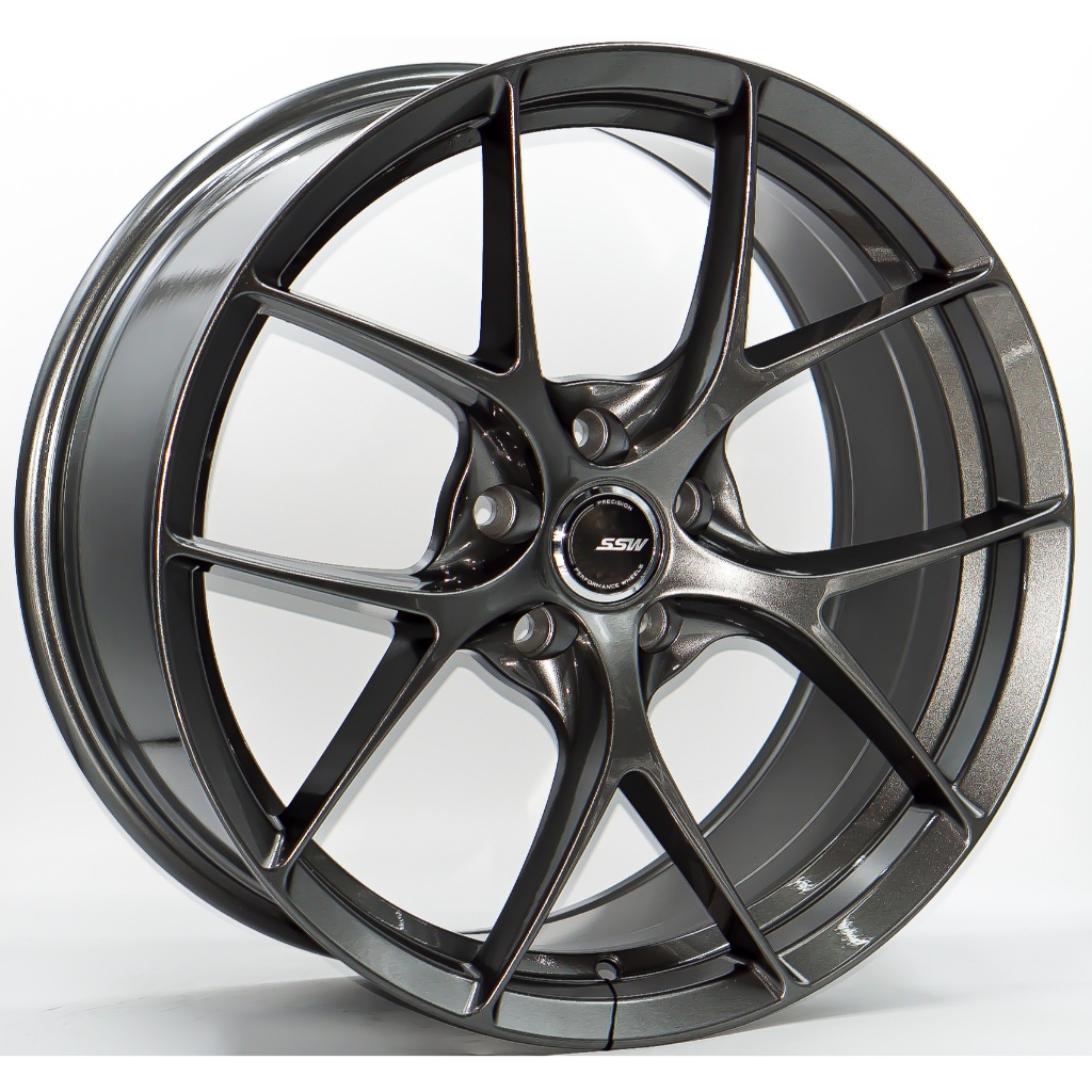 ล้อแม็ก SSW S376 FIR 5รู112/114.3 ET38 ไฮเปอร์แบล็ค หน้า8.5 ขอบ18นิ้ว (ราคา4วง)