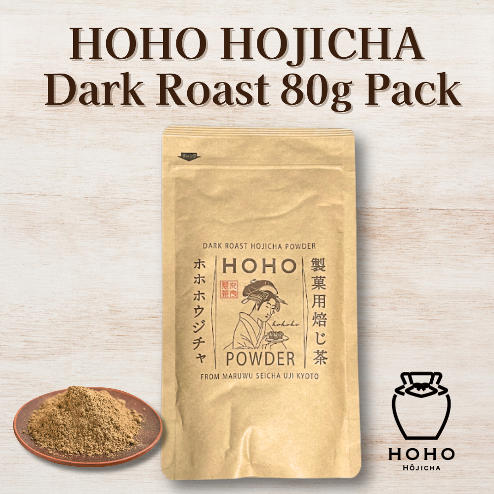 HOHO HOJICHA Powder Dark Roast Pack Standard Classic Uji Double Roasted