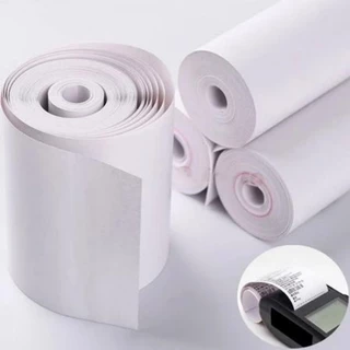 กระดาษพิมพ์ใบเสร็จ ไร้แกน ขนาด 57*30mm/57x40mm/57X50MM ยกลัง 100 ม้วน ใบเสร็จ กระดาษความร้อน กระดาษใบเสร็จ