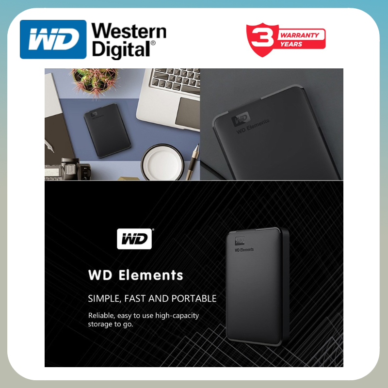 WD Hard Disk External 2.5'' HDD HighSpeed External HardDisk 1TB/2TB/4TB USB3.0 Portable hard drives ฮาร์ดดิสก์แบบพกพา - รูปที่ 2