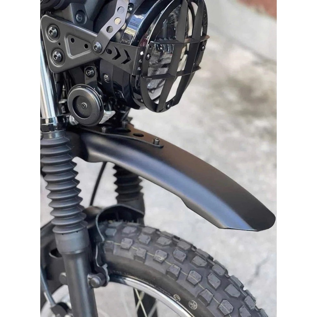 บังโคลนหน้า V2 (ชิ้นหน้า+ชิ้นหลัง) YAMAHA PG-1 พร้อมขายึด บังโคลนแต่ง PG1