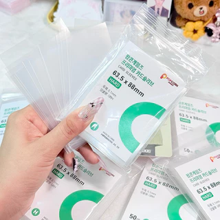 [พร้อมส่ง]ซองใสใส่การ์ด Popcorn ขนาด63.5x88mm ใส่การ์ดไซส์ GMMได้