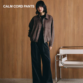 EVERYDAY - Calm Cord Pants กางเกงขายาวกระบอกผ้าลูกฟูก (H)