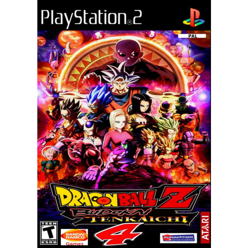 [PS2] Dragon Ball Z : Budokai Tenkaichi 4 v.12 English (1 DISC) เกมเพลทู แผ่นก็อปปี้ไรท์ PS2 GAMES B