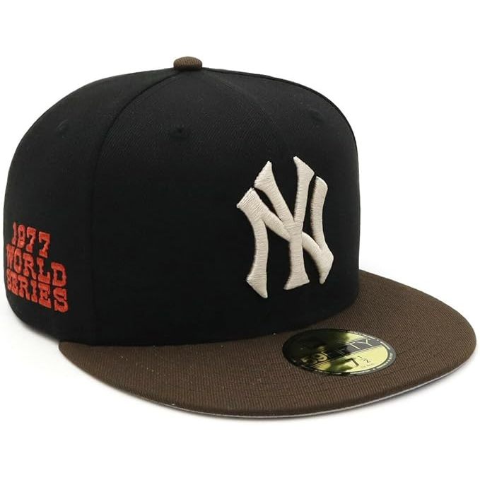 ［Direct from Japan］New Era Cap 59FIFTY Side Patch ONSPOTZ Exclusive 59 Fifty 2-Tone Color Black Waln