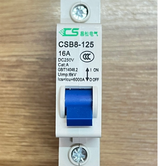 เบรกเกอร์ โซล่าเซลล์ Circuit Breaker DC AC 1P 100v 250v 400v