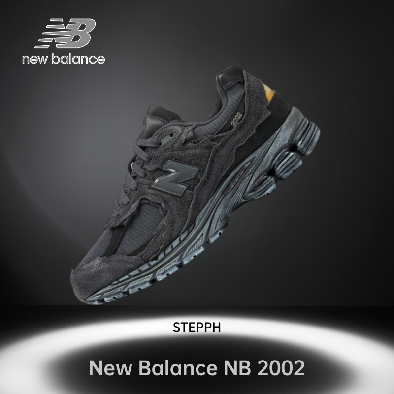 ของแท้ 100%-New Balance NB 2002R   ABZORB Phantom Black Low Sneakers M2002RDB