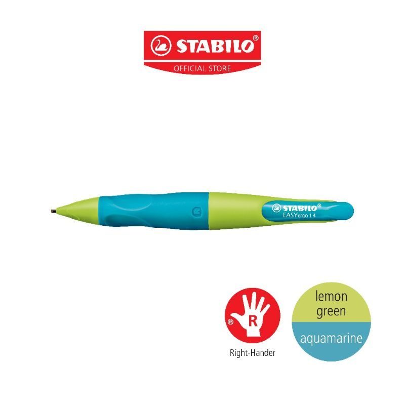STABILO EASYergo ดินสอกด ดินสอหัดเขียนสำหรับคนถนัดขวา ขนาดไส้ 1.4 มม.