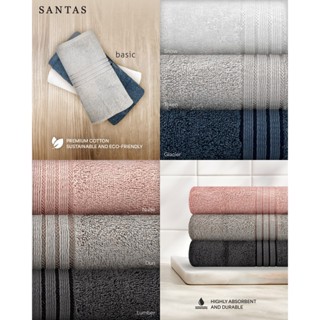 SANTAS ผ้าขนหนู รุ่น  BASIC  COTTON 100%