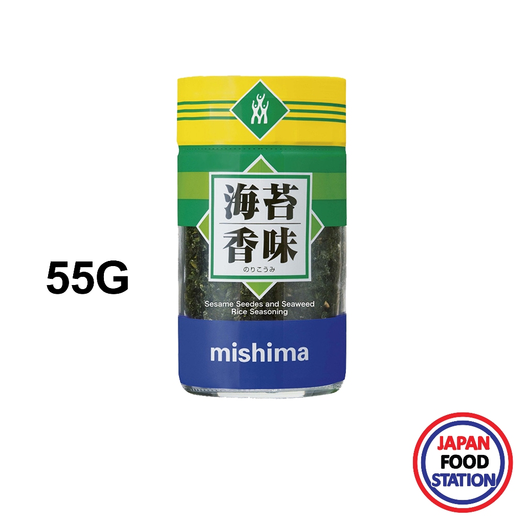 MISHIMA FOODS FURIKAKE BTL NORI KOMI 55G(9858) ผงโรยหน้าข้าวงาผสมสาหร่าย ผงโรยข้าว