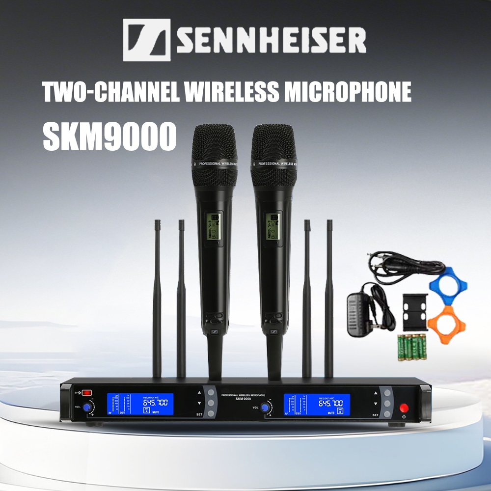 ไมโครโฟนไร้สายคู่ Sennheiser SKM9000 ที่ให้เสียงความละเอียดสูงพร้อมฟังก์ชันสแกนอินฟราเรด