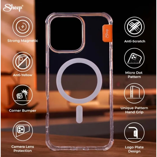 AppleSheep รุ่น Clear เคสสำหรับไอโฟน&ซัมซุง