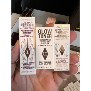 ของแท้100%_Charlotte tilbury ชุดเซ็ท Magic Body Cream+Water Cream+ลิปสติก#Pillow Talk/Dark spot/Glow toner/Facial oil