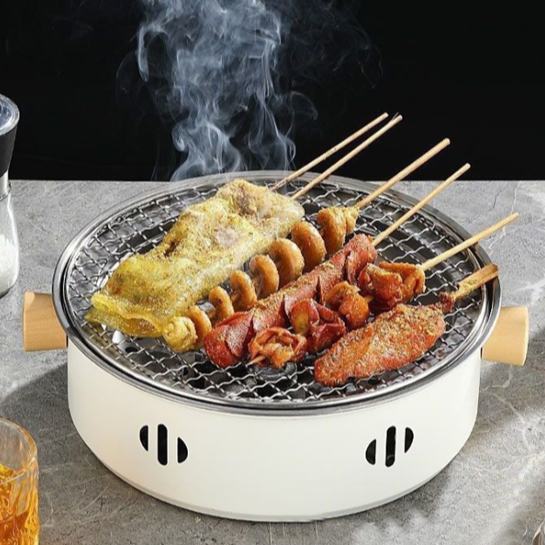 🛵Sp เตาBBQ ใช้ถ่าน พร้อมตะแกรงปิ้งย่าง (ไม่รวมกระทะ) เตาหมูกระทะ รุ่น K-1724 1719 1725