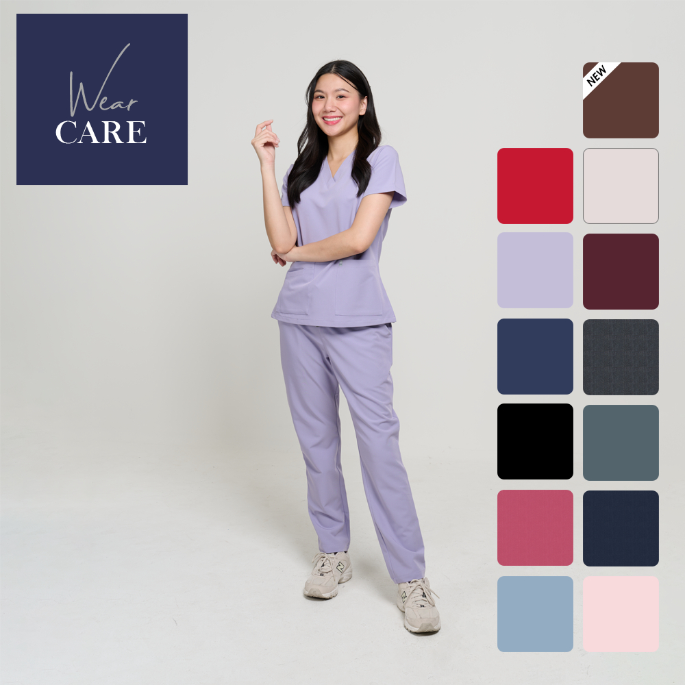 WearCARE W10 Medical Scrub ชุดสครับผู้หญิง (เสื้อ+กางเกง) ชุดแพทย์