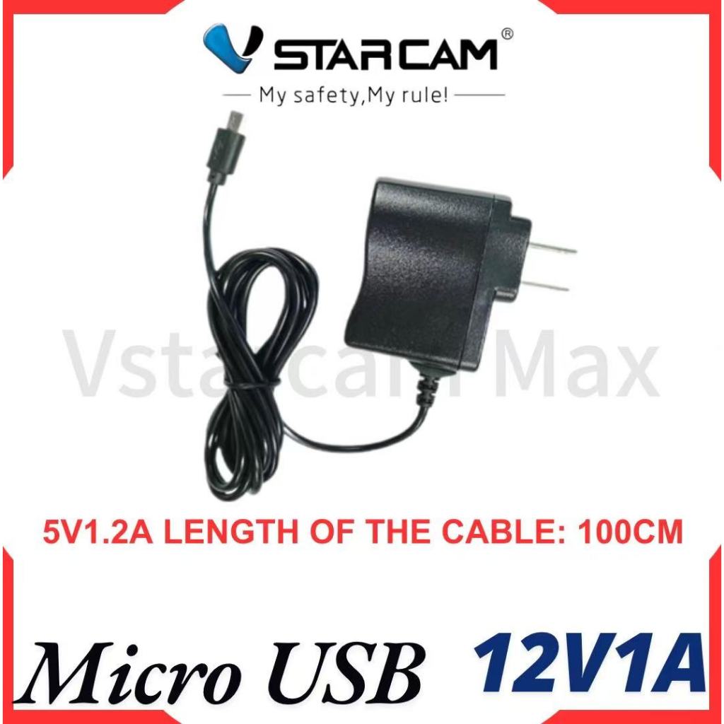 DC อะแดปเตอร์ Adapter 5V 1A 1000mA (แบบ Micro USB) ของแท้จากโรงงานVSTARCAM สำหรับ Vstarcam และ IP CAMERA ทั่วไป