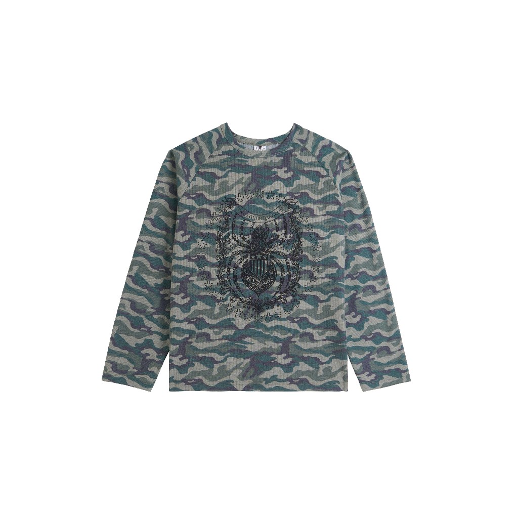 44TEES 07 Long Sleeve Camo เสื้อแขนยาวลายทหาร