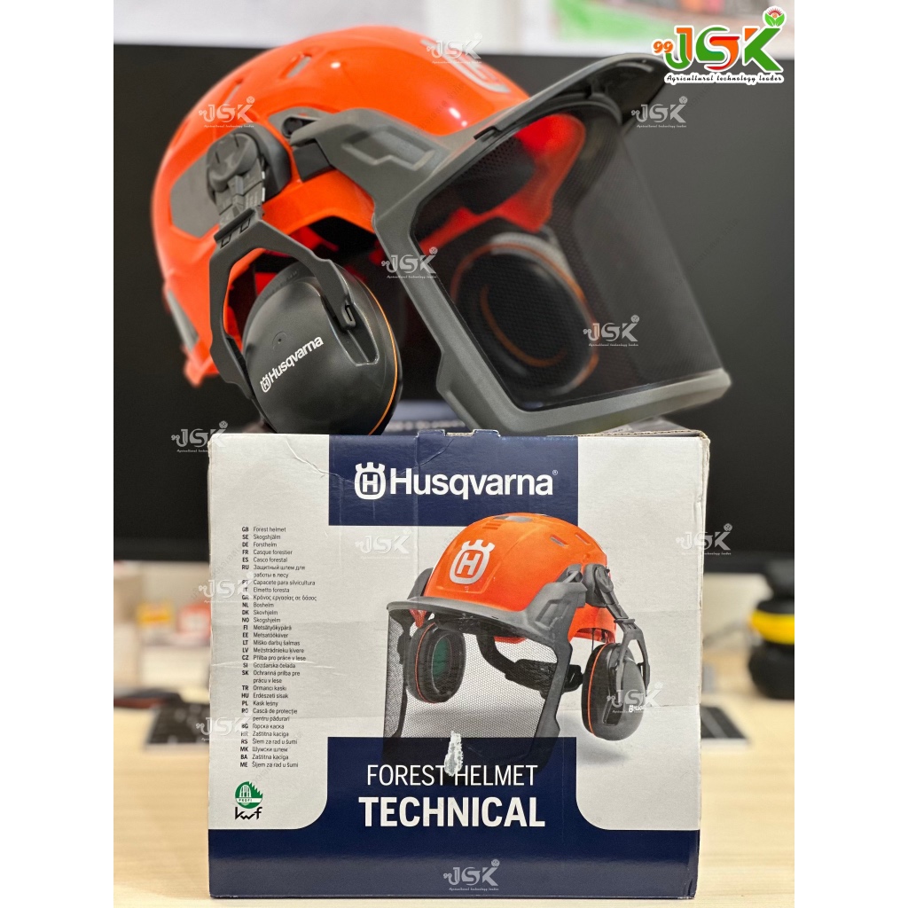 หมวกกันกระเด็น Husqvana รุ่น TECHNICAL แท้ รูปที่ 2