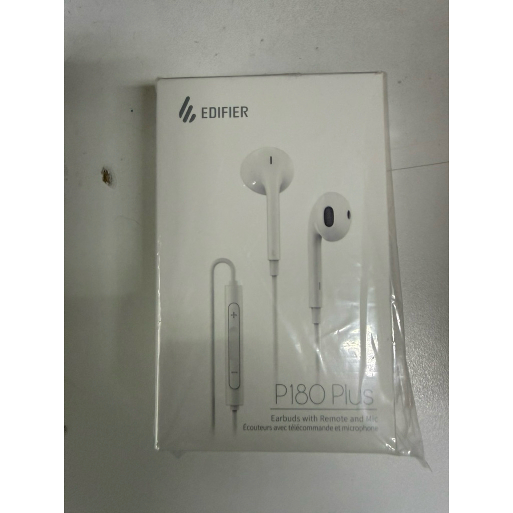 [ของใหม่มือ1] Edifier P180 Plus หูฟังแบบมีสาย 3.5mm พร้อมรีโมทและไมโครโฟน
