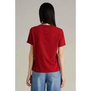 Mc JEANS (แม็คยีนส์) เสื้อยืดผู้หญิง เสื้อยืดแขนสั้น ทรงเรกูลาร์ Regular Fit T-Shirt มีให้เลือก 2 สี MTTZA94