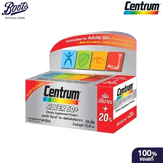 Centrum เซนทรัม ซิลเวอร์ 50+ 108 เม็ด