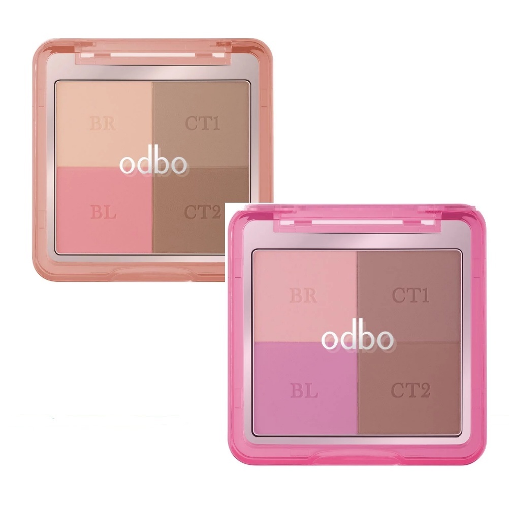 Odbo Glam & Shade OD1331 Multi Palette 8.5gโอดีบีโอ แกลม แอนด์ เฉด มัลติ เนรมิตกรอบหน้าให้คมชัด