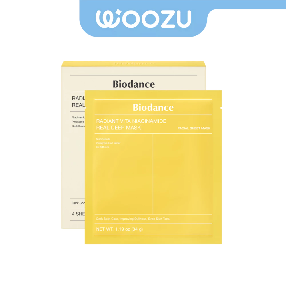 BIODANCE Radiant Vita Niacinamide Real Deep Mask (34g*12ea)