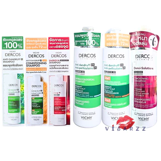 (Live 40%) Vichy Dercos Anti Dandruff Shampoo / Conditioning Shampoo / Energy Shampoo Aminexil แชมพูขจัดรังแค หลุดร่วง