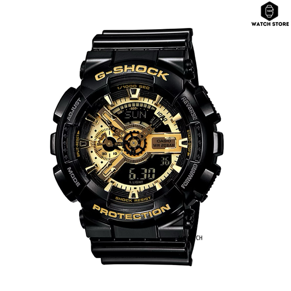 CASIO G-SHOCK นาฬิกาข้อมือ รุ่น GA-110 GA-110GB-1A  GA-110GB-1ADR ของแท้ประกันศูนย์ 1ปี