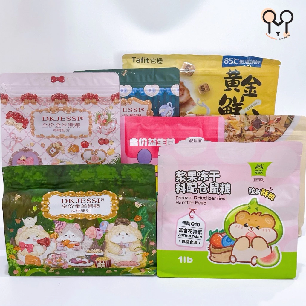(N.KMF) อาหารแฮมสเตอร์ Lab block Yee,Zoolin,Bucatstate,Kuradee,Jonsanty,Guaijuan, Zoolin,DK Jessi สูตรไจแอนท์ พันธุ์แคระ