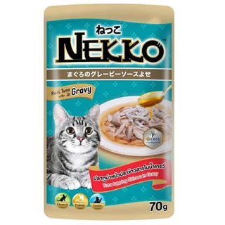 [ยกโหล] NEKKO เน็กโกะ อาหารเปียกแมว 70g จำนวน 12 ซอง ครบสูตร พร้อมส่ง