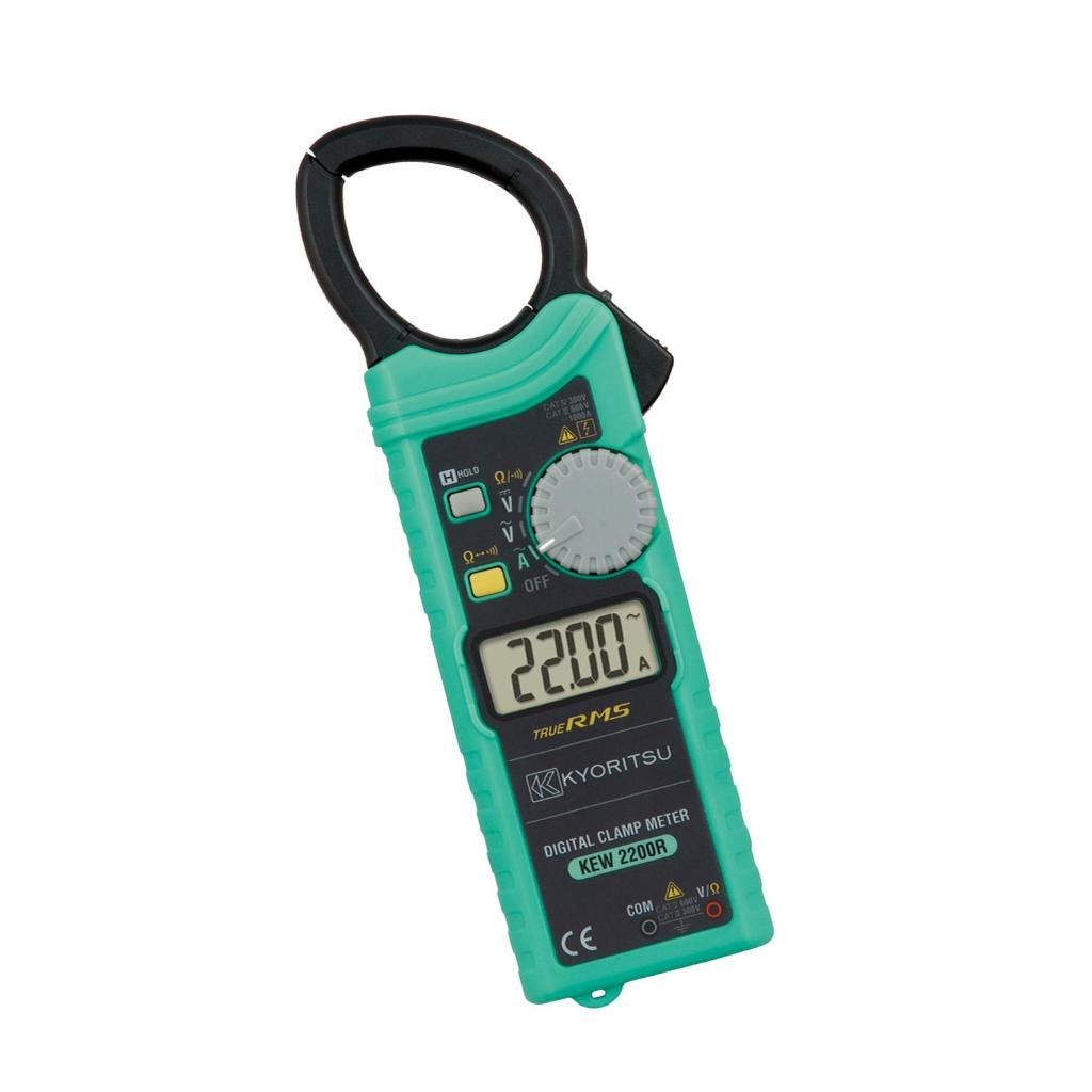 [AUTHENTIC] Kyoritsu แคลมป์มิเตอร์วัดกระแสไฟฟ้า AC current clamp meter (RMS) KEW2200R