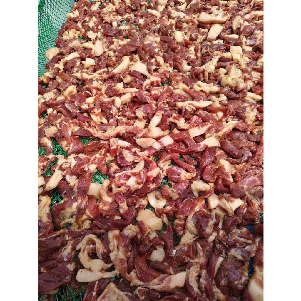 หมูแดดเดียว แพ็คละ 250 กรัม เจ้าเก่า เมืองอุบล ส่งฟรี มีปลายทาง สด สะอาด อร่อยชัวร์