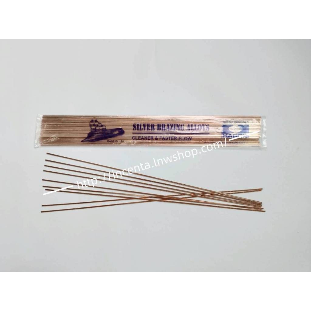 ลวดเงินเชื่อม 0% HARRIS แบบแบน / เส้น (078001) (Shopee)