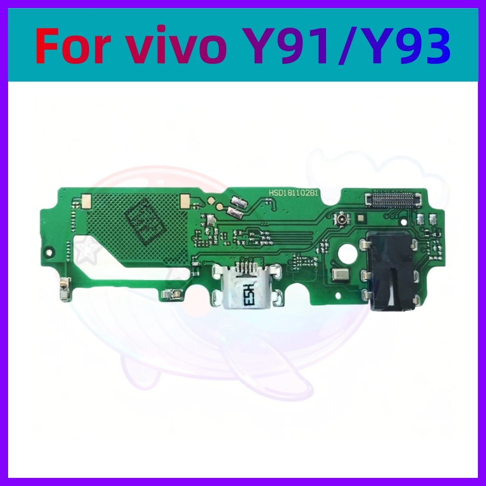 USB VIVO Y91/Y93/Y91i/Y91C อะไหล่สายแพรตูดชาร์จ แพรก้นชาร์จ Charging Connector Port Flex Cable