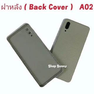 ฝาหลัง（Back Cover) Samsung Galaxy A02 （ แถม ปุ่มสวิตช์นอก + เลนส์กล้อง）