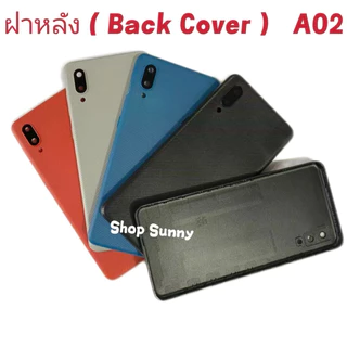 ฝาหลัง（Back Cover) Samsung Galaxy A02 （ แถม ปุ่มสวิตช์นอก + เลนส์กล้อง）