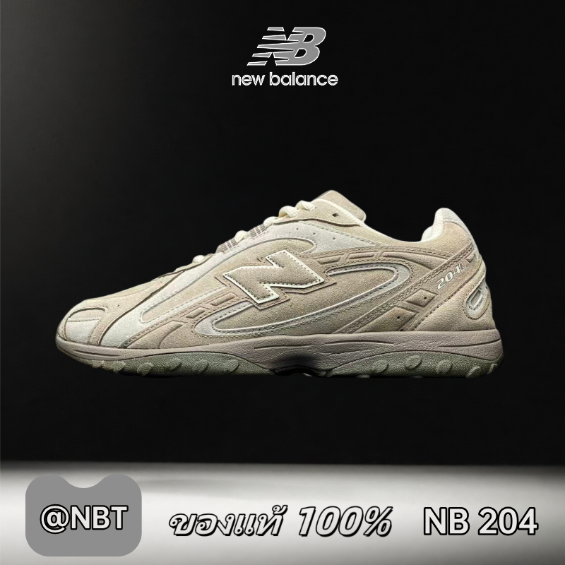 ✔ของแท้ 100%  New Balance 204L Light brown Low Sneakers  U204LMMA
