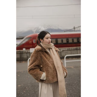 ผ้าพันคอ Small Scarf ไหมพรมผสมวูล งานทอนุ่มมาก คุณภาพเลยค่ะ