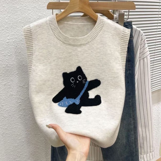เสื้อกั๊กลายการ์ตูน น่ารักผ้านิ่ม กันหนาว ใส่สบาย