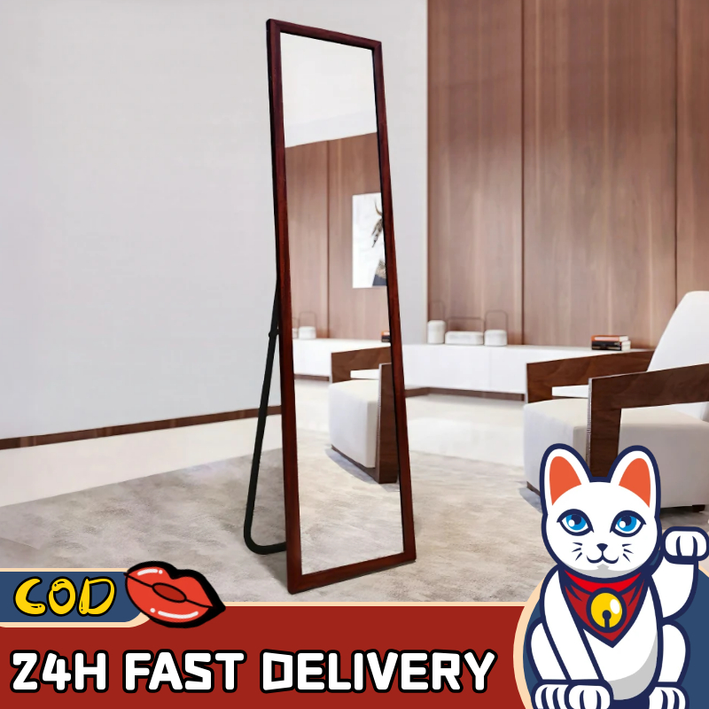 Lucky😸(เสียหาย ยินดีคืนเงิน) กระจกส่องยาวเต็มตัว มีแบบติดผนังและมีขาตั้ง
