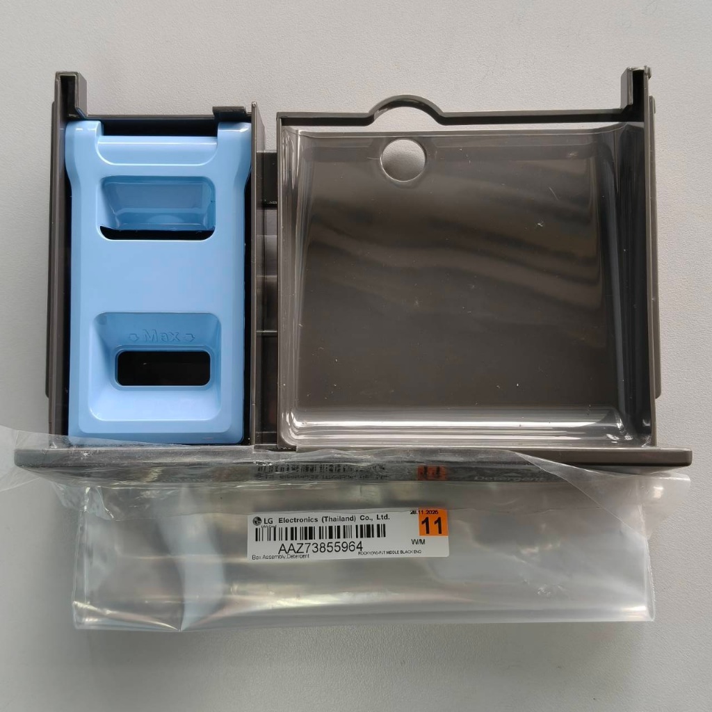 AAZ73855964 ถาดใส่น้ำยาปรับผ้านุ่มเครื่องซักผ้าแอลจี TV2724SV9B ใช้ได้หลายรุ่น อะไหล่แท้บริษัท