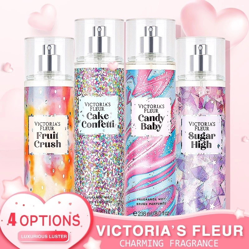 【ของขวญปใหม】🌈น้ำหอม Victoria's Secret Fantasies Collection Fragrance Mist ขนาด 236ml