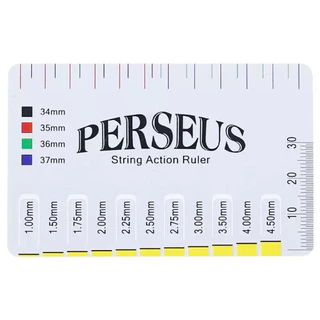 ไม้บรรทัด Perseus Sting Action Rulerแบบพลาสติกหนาใช้วัดความสูงของสาย ✔️สำหรับกีตาร์ไฟฟ้า✔️กีตาร์โปร่ง ✔️เบส✔️Ukulele