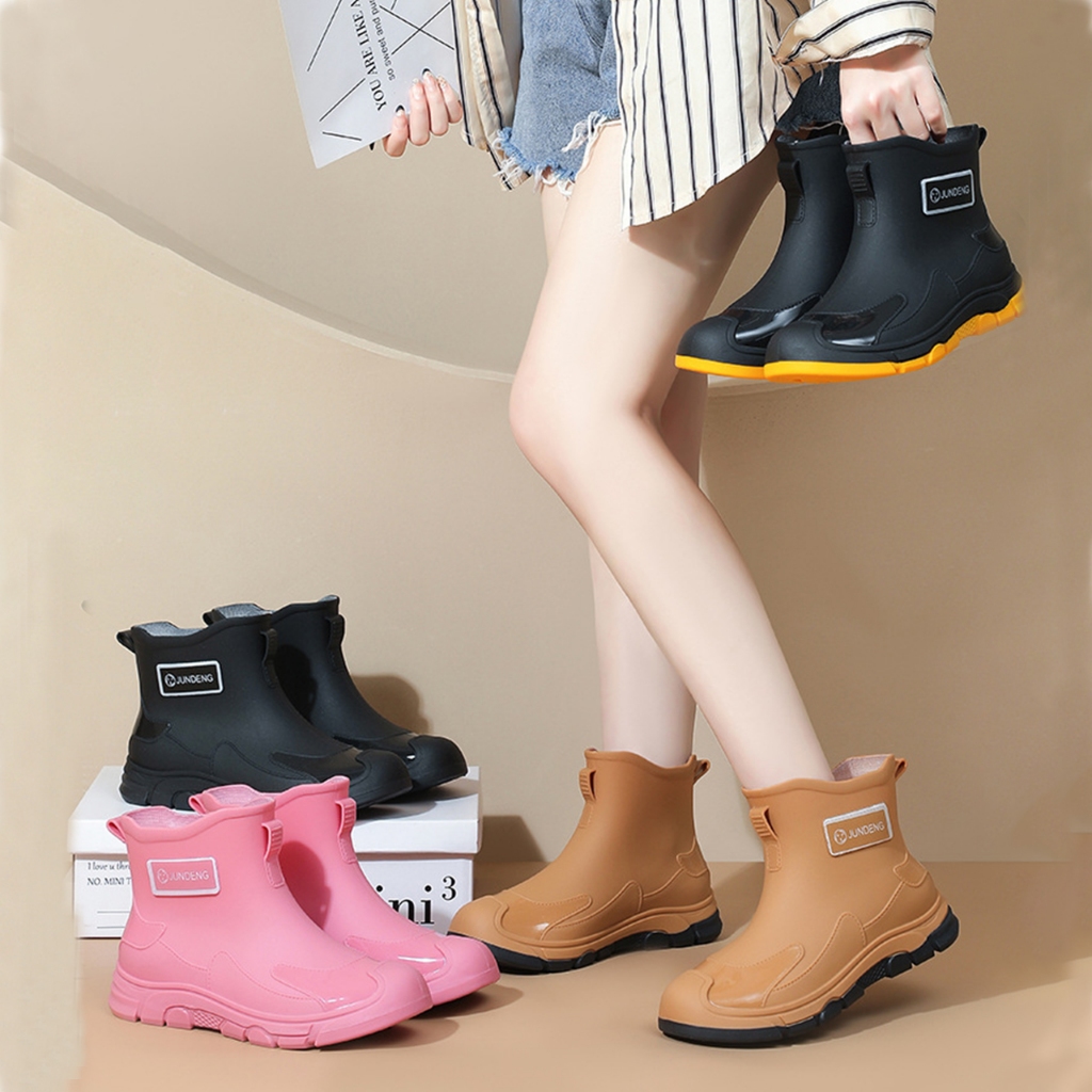 【  ไม่เสียค่าส่ง    ราคาพิเศษ 88฿】รองเท้าบูท- -รองเท้ากันน้ำสากลสำหรับผู้ชายและผู้หญิง-38-44 ขนาด – สูง 15 ซม. – ป้องกัน ราคา ถูกที่สุด ดีลบีเคเค แกลเลอรีภาพที่ 8