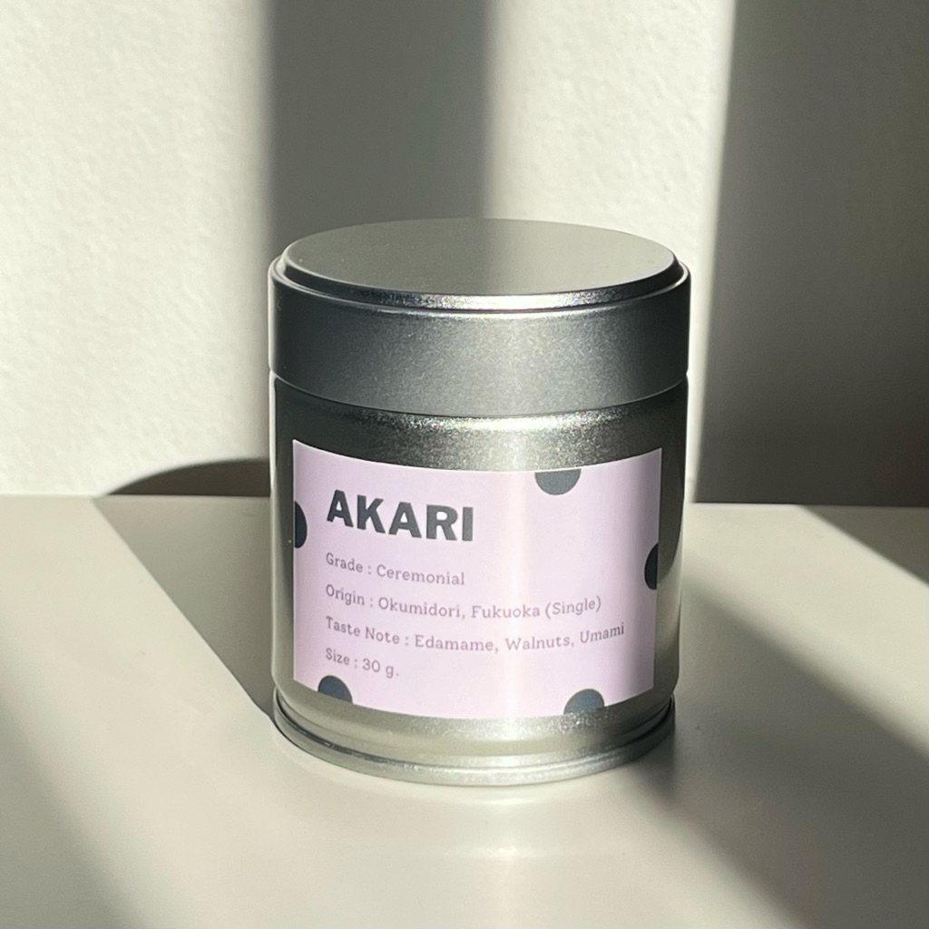 (ใหม่) Akari Matcha - ผงมัทฉะ okumidori เกรด Ceremonial