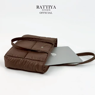 [RATTIYA BANGKOK] Chunky Tote Bag P-Nyl / 2 colors กระเป๋านุ่มนิ่ม น้ำหนักเบา กระเป๋าสะพายไหล่